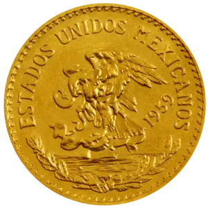 Azteca 20 Pesos Antiguo — reverso