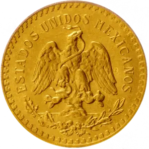 Cuarto Hidalgo 2.5 Pesos Antiguo — reverso