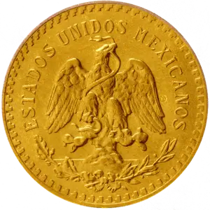 Quinto Hidalgo 2 Pesos Antiguo — reverso