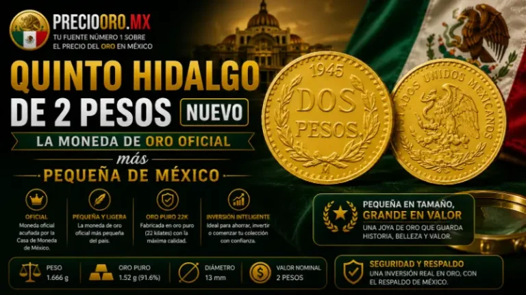 Quinto Hidalgo 2 Pesos Nuevo